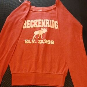 Rag Wear Medium Light Red Breckenridge Sweatshirt B19